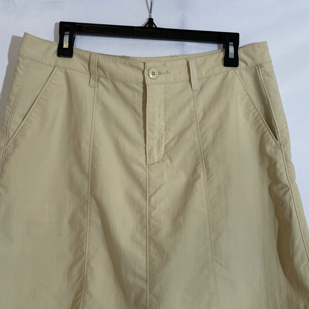 Patagonia Skort Size 10 Tan Color Built In Short Lightweight - Picture 2 of 12